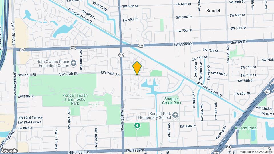 7658 SW 105th Pl Map and Location Details