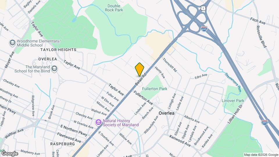 7518 Belair Rd, Unit 2nd floor Belair rd Map and Location Details