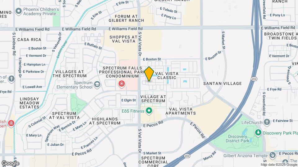 1665 E Dogwood Ln Map and Location Details