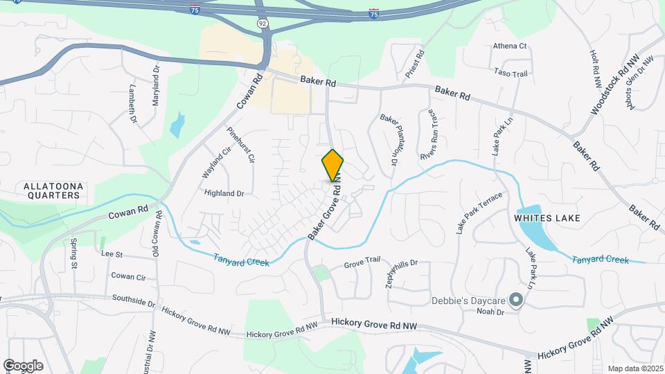 968 Windcroft Cir NW Map and Location Details