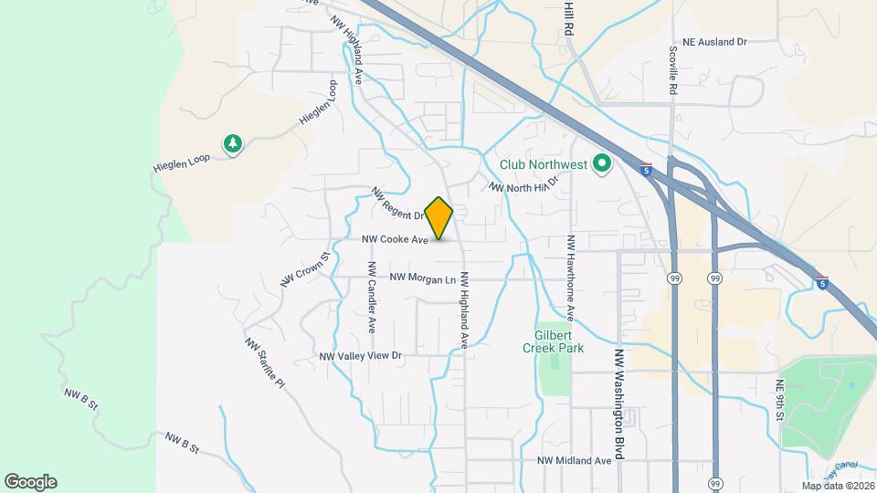 935 NW Cooke Ave Map and Location Details