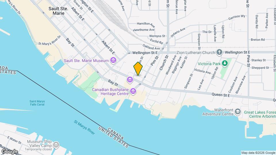 844 Queen St E Map and Location Details