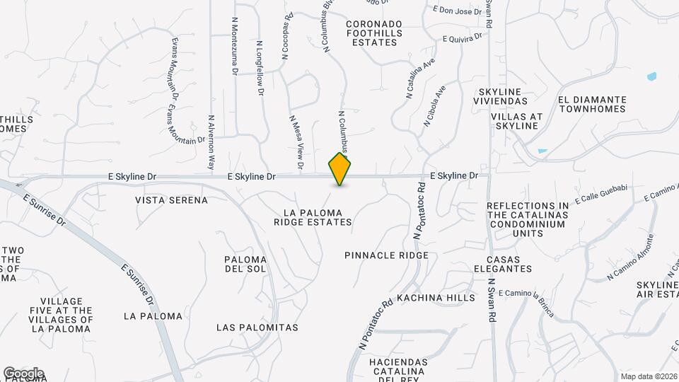 6350 N Placita Arista Map and Location Details