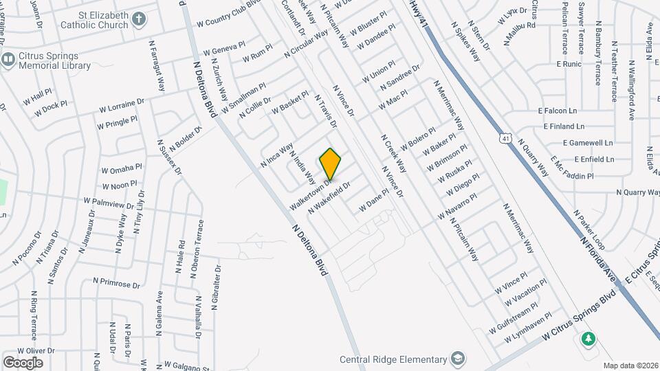 678 Walkertown Dr Map and Location Details