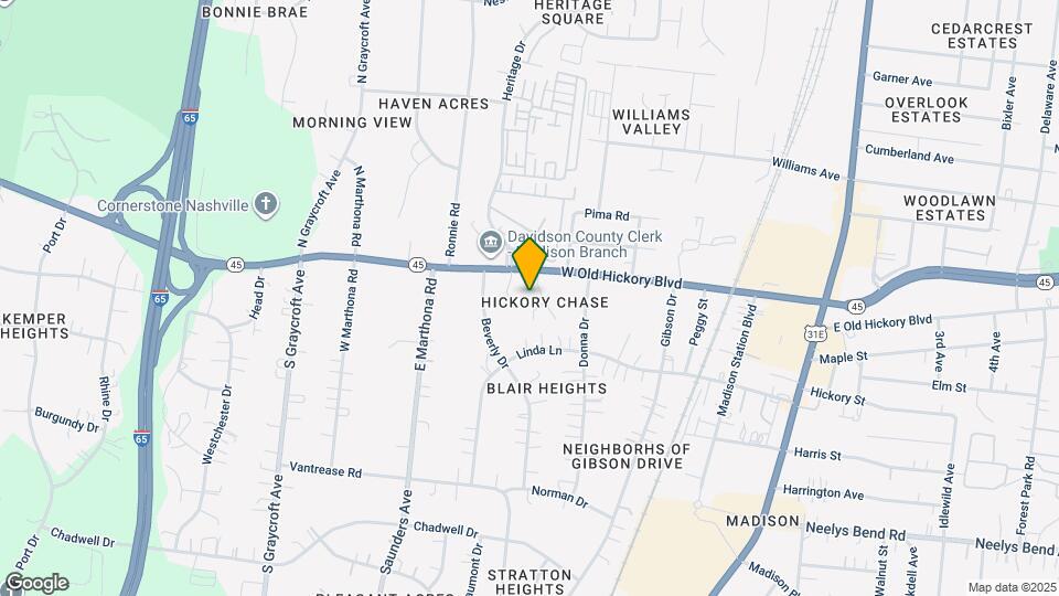 406 Hickory Chase Dr Mapa y Detalles de la Ubicación