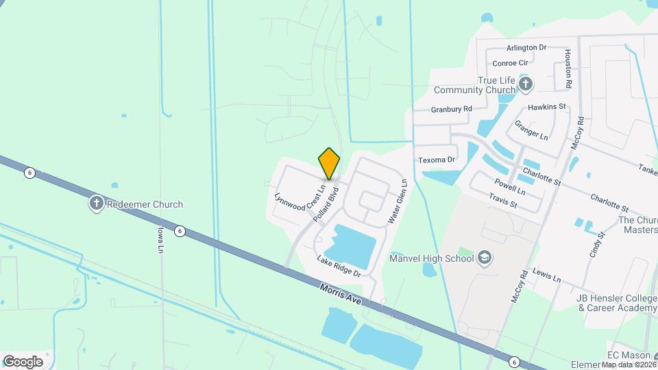 18938 Lynnwood Crest Ln Map and Location Details