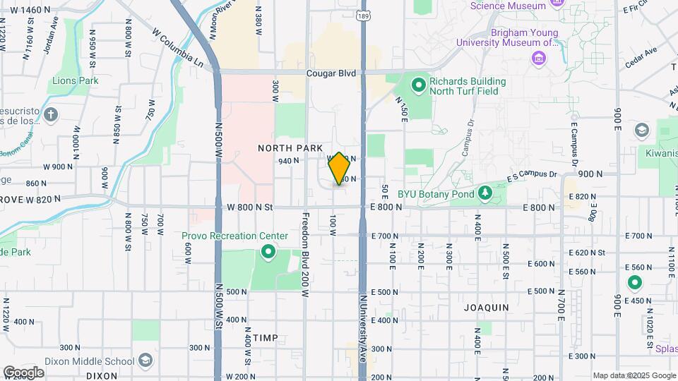 830 N 100 W St Map and Location Details
