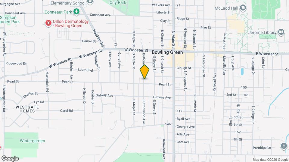 257 Buttonwood Ave Map and Location Details