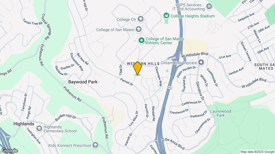 1685 Bayridge Way Mapa y Detalles de la Ubicación