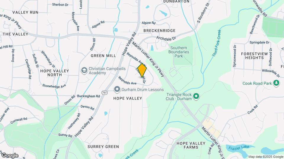 3318 Courtland Dr Map and Location Details