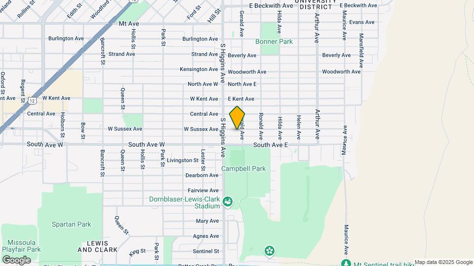 127 E Sussex Ave Map and Location Details