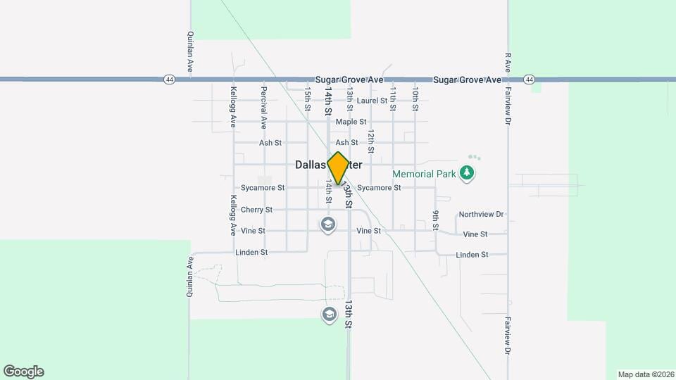 1304 Sycamore St Map and Location Details