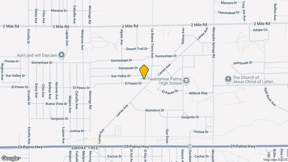 72454 El Paseo Dr Map and Location Details