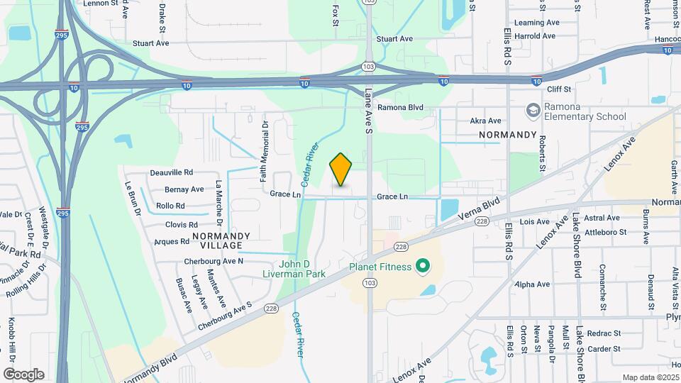 6613 Grace Ln Map and Location Details