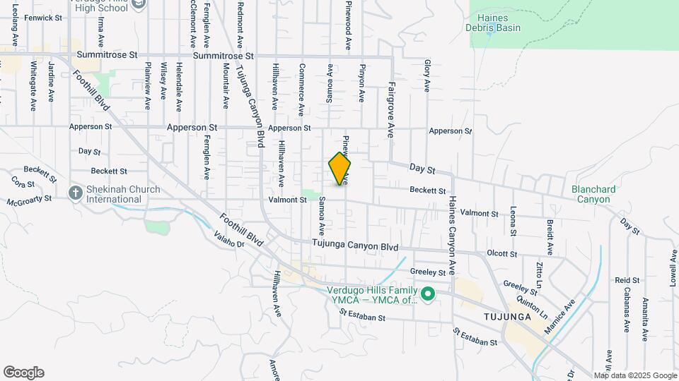 10115 Pinewood Ave Map and Location Details