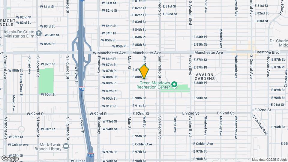 8815 Wall St Map and Location Details