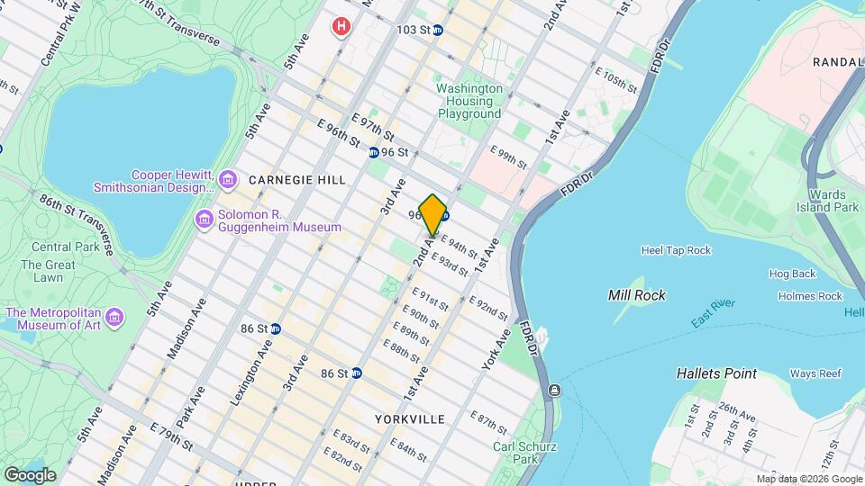 223 E 93rd St Map and Location Details