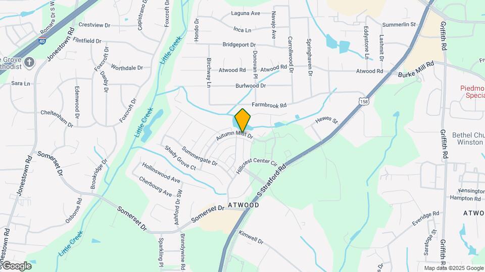 2321 Autumn Mist Dr Map and Location Details