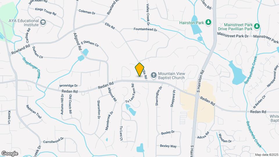 1054 Brandon Ln Map and Location Details