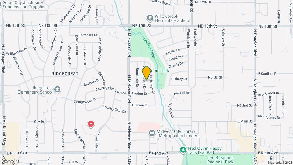 3326 Willow Creek Dr Map and Location Details