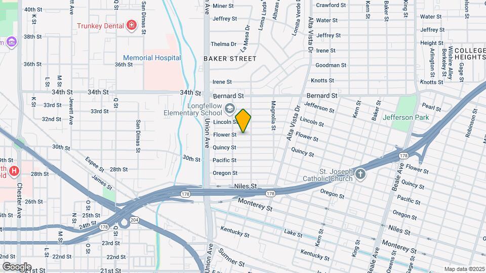 119-121 Flower St Map and Location Details