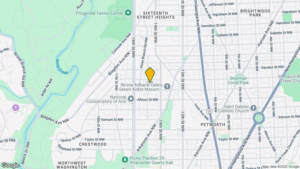 4613 15th St NW Map and Location Details