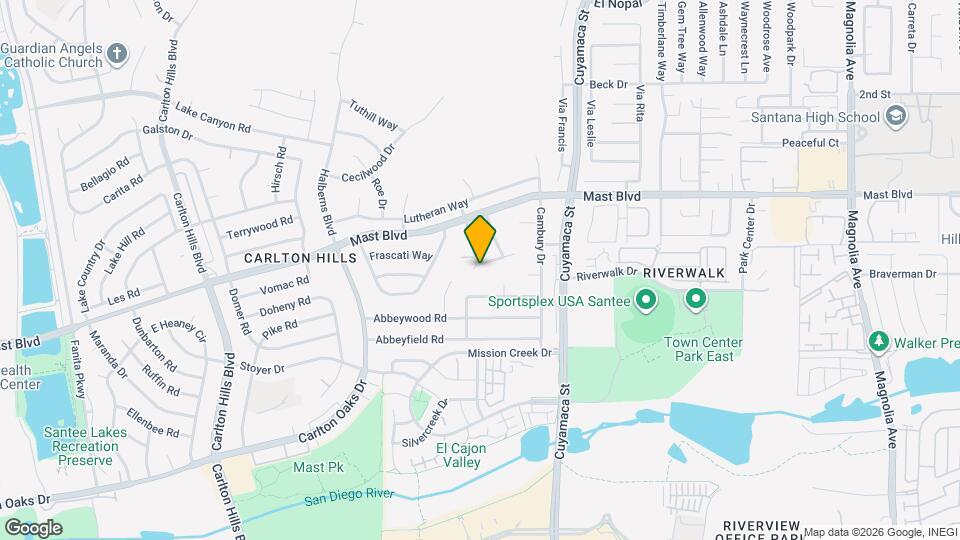 9719 Castaic Ct Map and Location Details