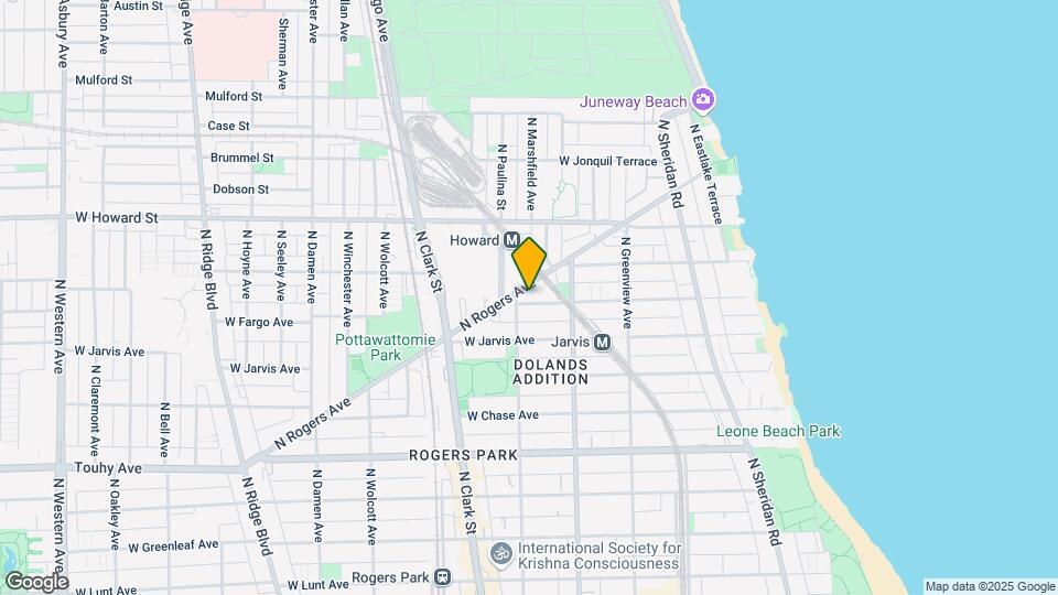 1640-1642 W Fargo Ave Mapa y Detalles de la Ubicación