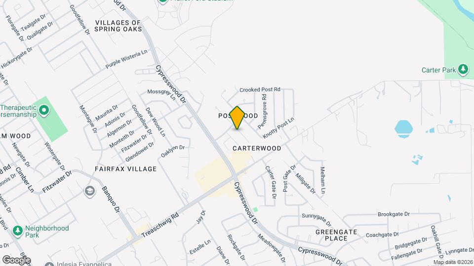 23119 Tree Bright Ln Map and Location Details