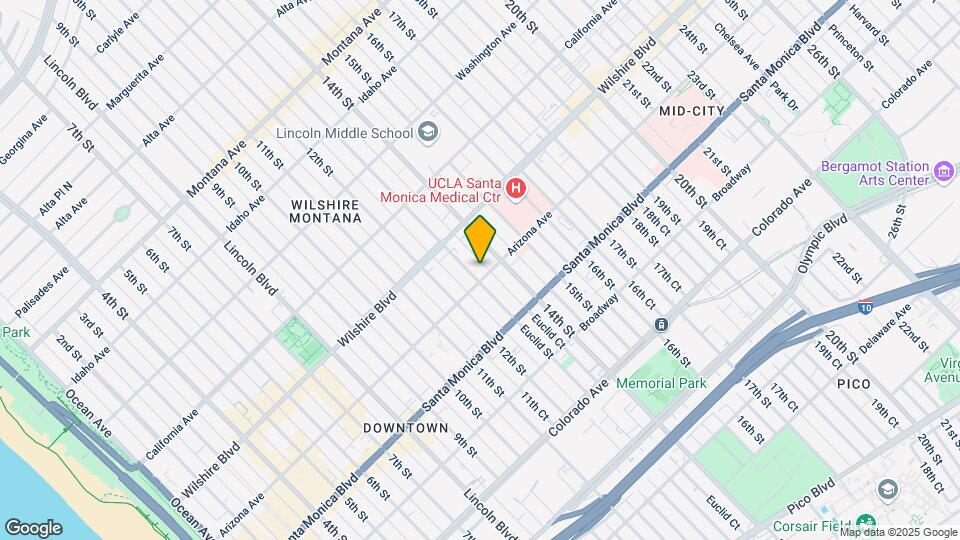 1251 Euclid St Mapa y Detalles de la Ubicación