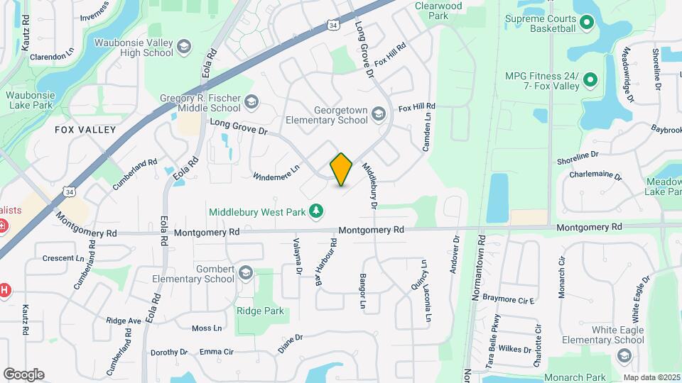 1160 Brockton Ct Map and Location Details