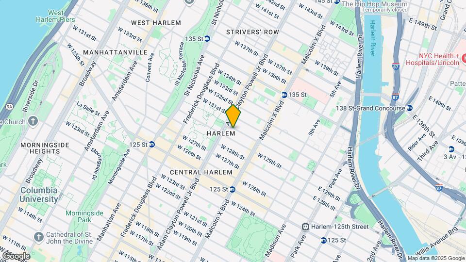 164 W 130th St Map and Location Details