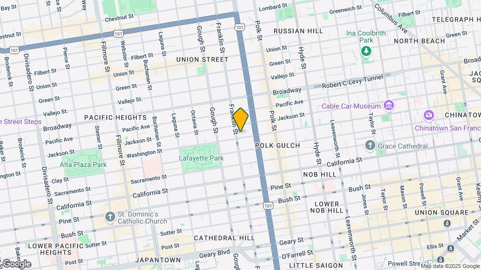 1890 Washington St Map and Location Details