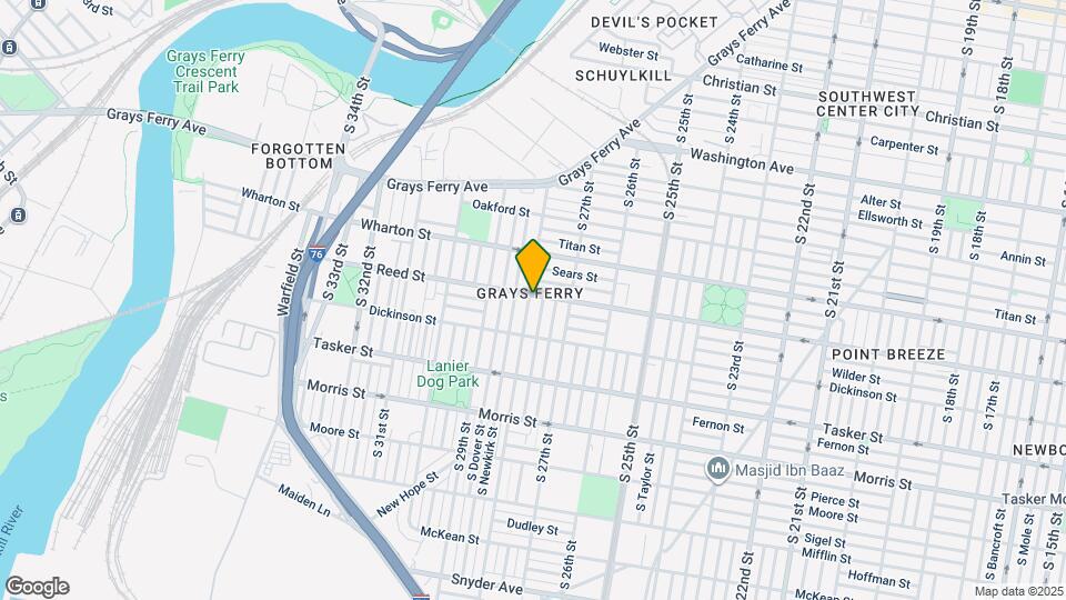 1407 S 28th St Map and Location Details