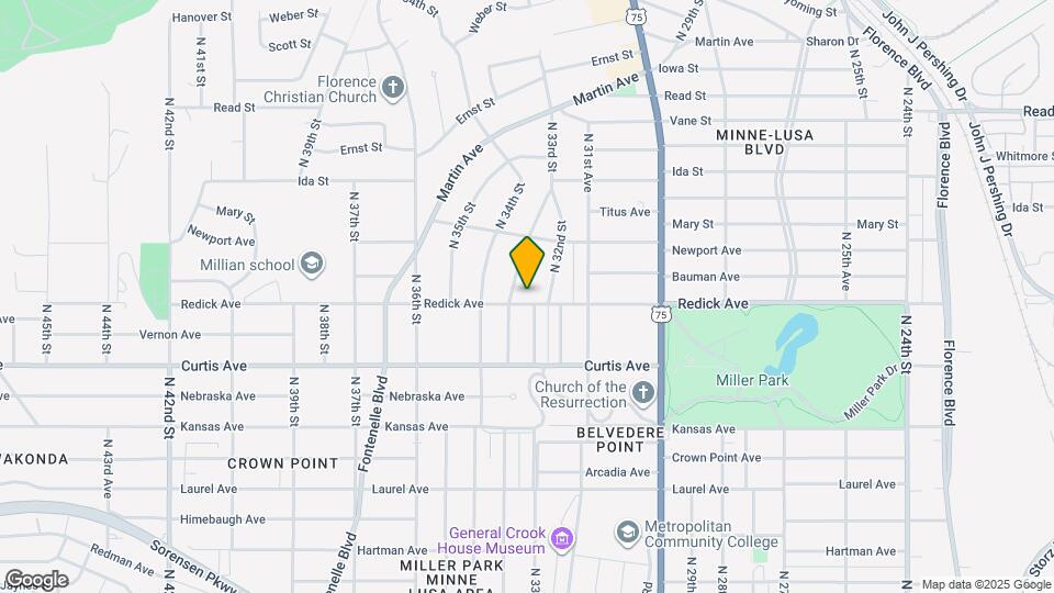 3304 Redick Ave Map and Location Details