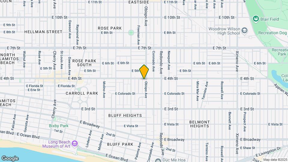 391 Obispo Ave Map and Location Details