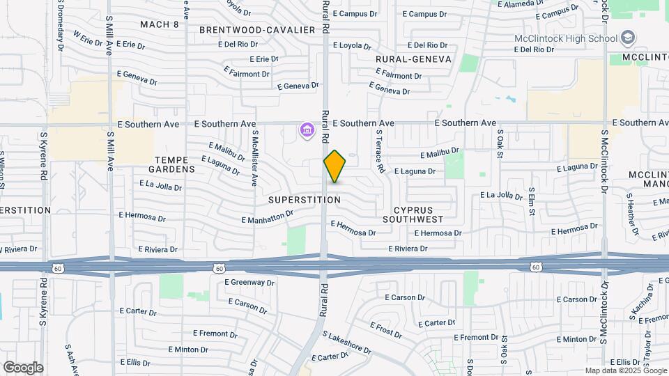 910 E La Jolla Dr Mapa y Detalles de la Ubicación