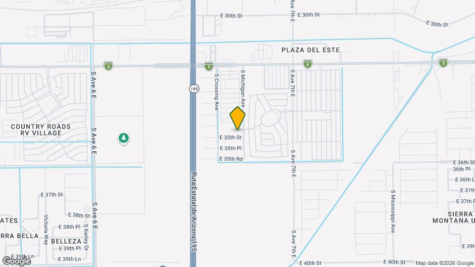 6722 E 35th St Map and Location Details