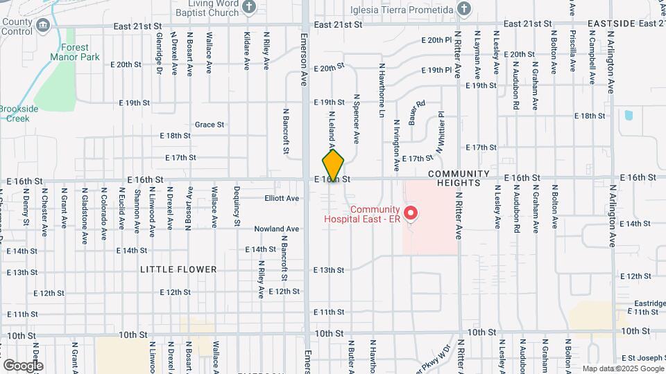 5147 E 16th St Map and Location Details