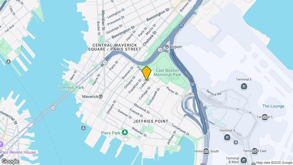 73 Lubec St, Unit 1A Map and Location Details