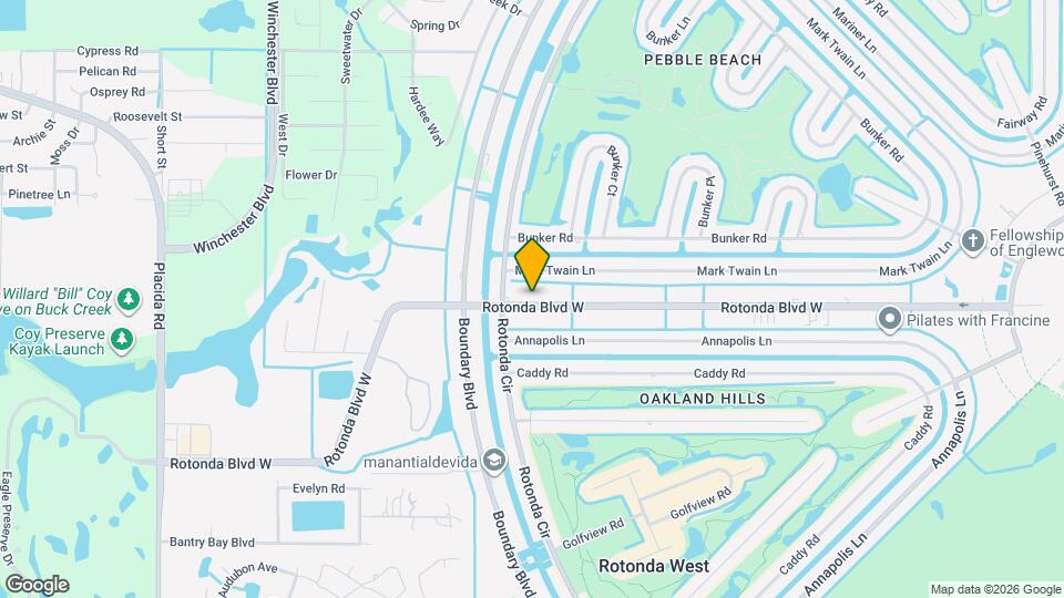 284 Rotonda Blvd W Map and Location Details