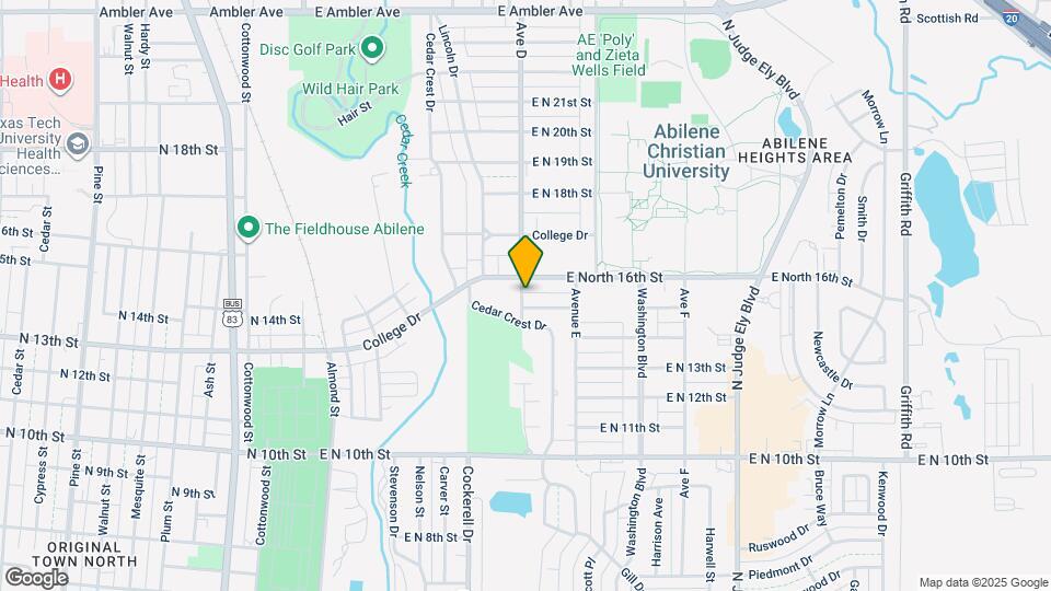 1517 Ave D Map and Location Details