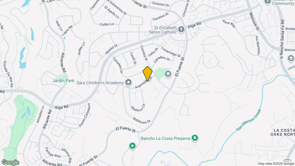 2727 Argonauta St Map and Location Details