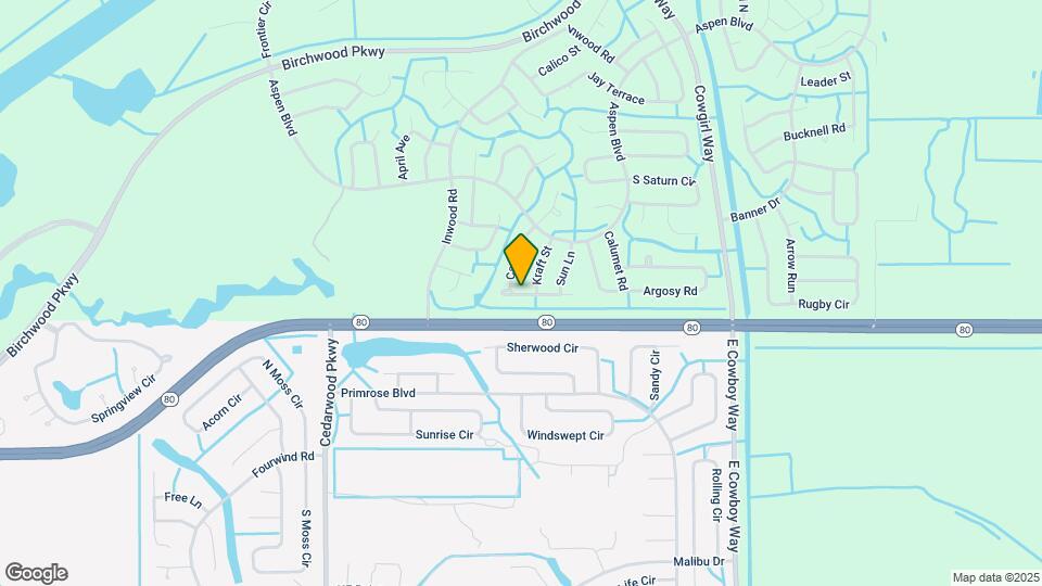 1107 Capri Cir Map and Location Details