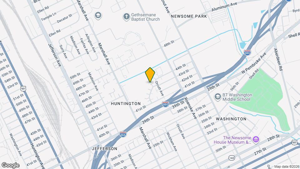 4317 Newsome Dr Map and Location Details