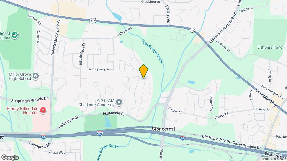 804 Hillandale Ln, Unit AUCPKM Map and Location Details