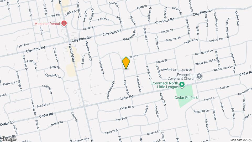 22 Eastover Dr Map and Location Details