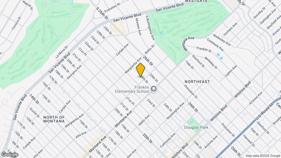 628 24th St Map and Location Details