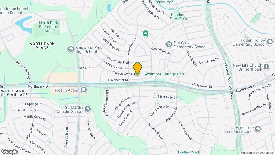 2727 Tinechester Dr Map and Location Details