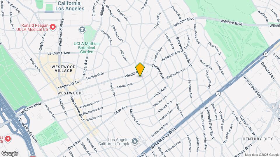 10605 Ashton Ave, Unit 10607 1/2 Map and Location Details